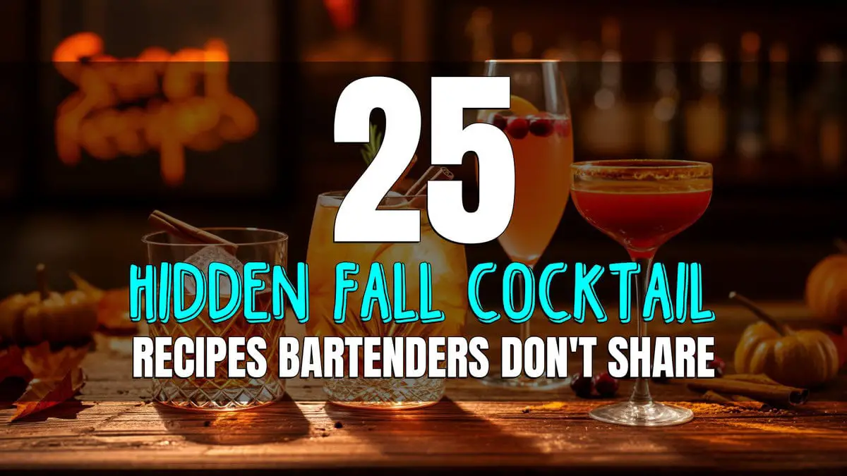 25 hidden fall cocktails