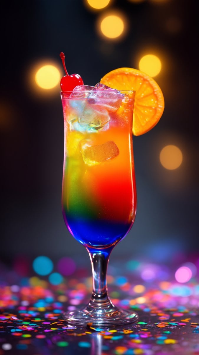 Rainbow Cocktail