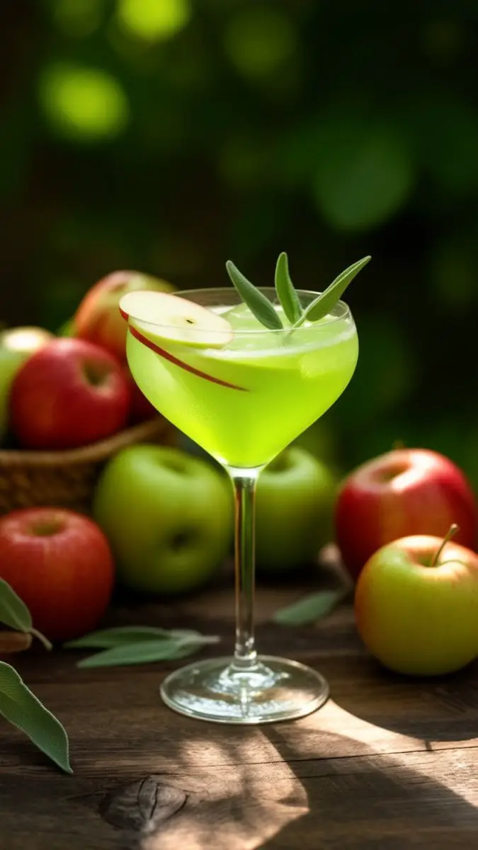 Sage and Apple Cocktail