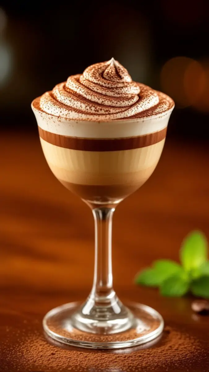 Tiramisu Vodka Cocktail