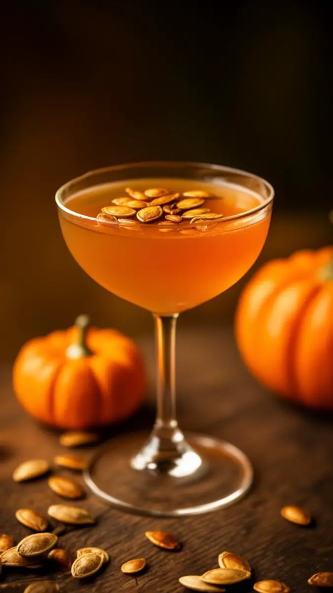 Pumpkin Seed Old Fashioned cocktail