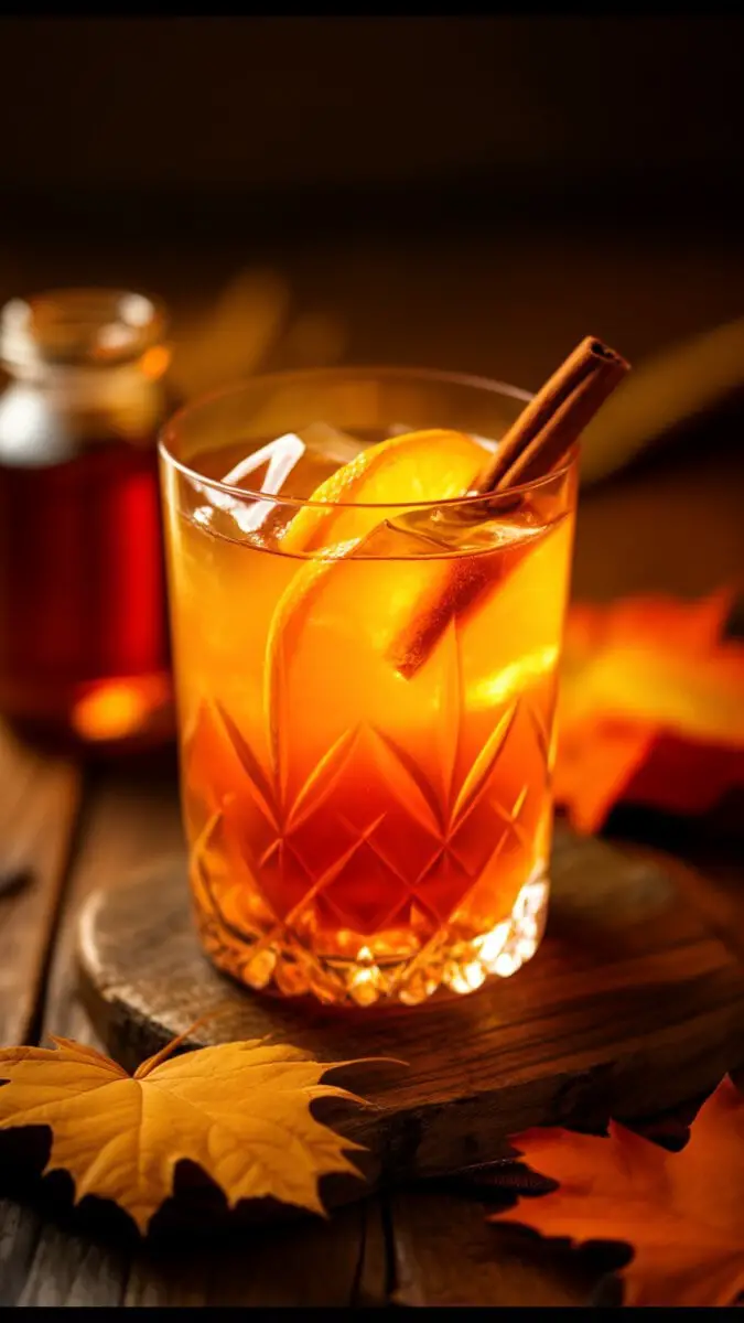 Maple Old Fashioned cocktail