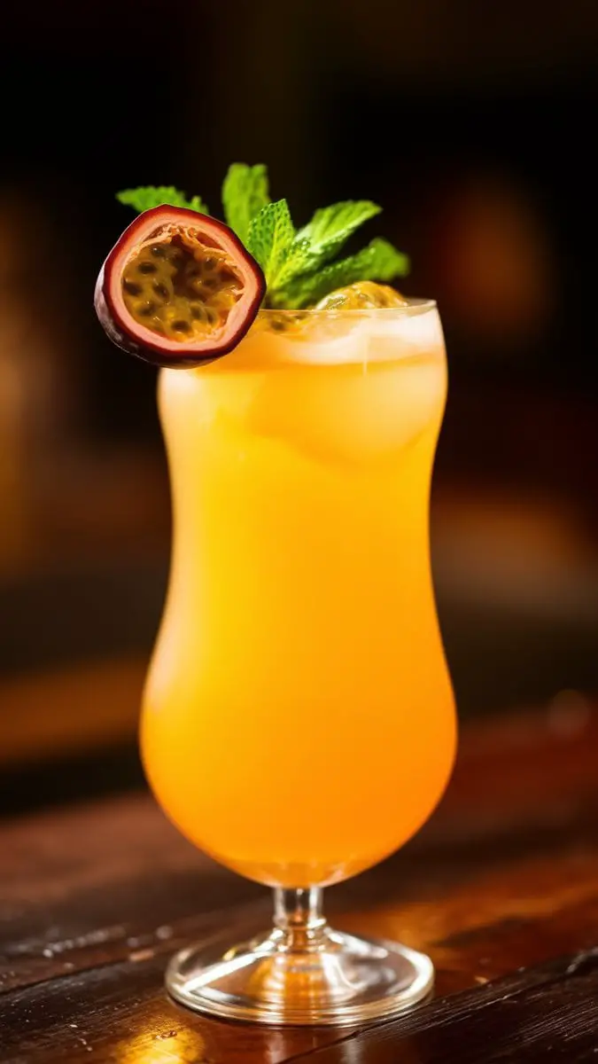 Passion Fruit Vodka Cocktail