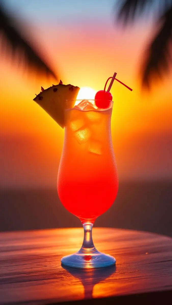 Tropical Sunset cocktail