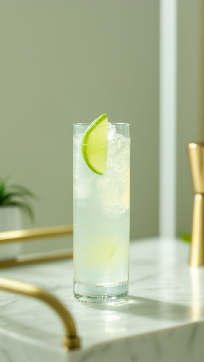 Gin Rickey cocktail