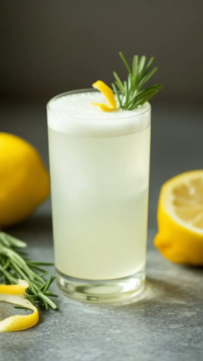 Rosemary Gin Fizz