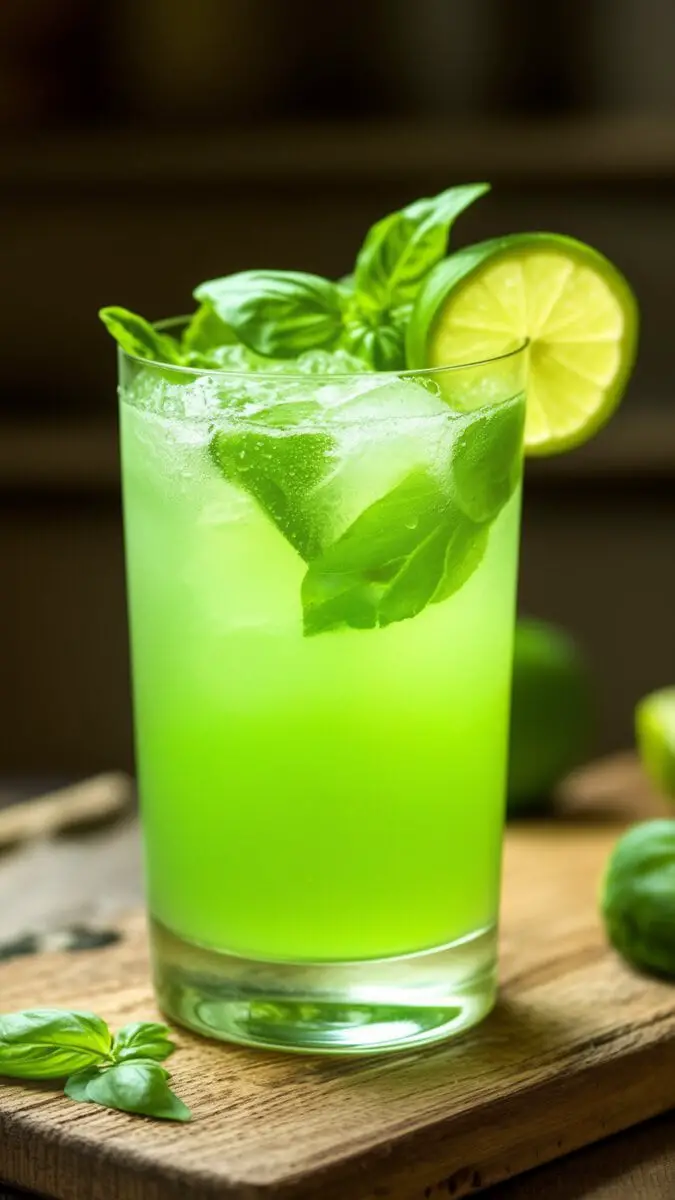 Basil Vodka Smash