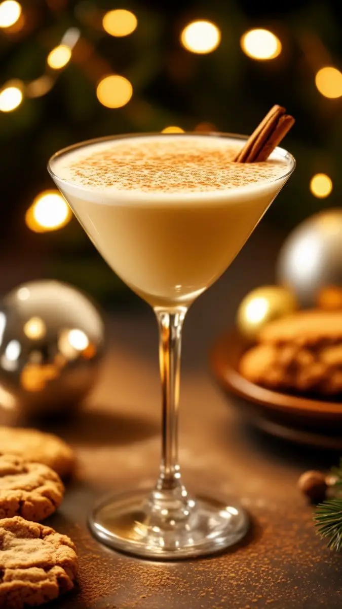 Eggnog Martini