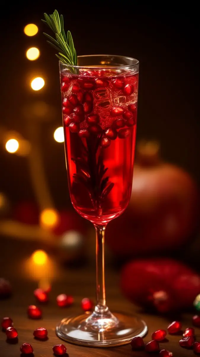 Pomegranate Prosecco Cocktail