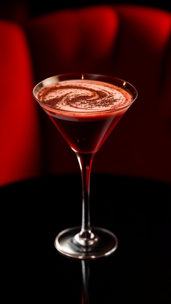 Red Velvet Wine Martini