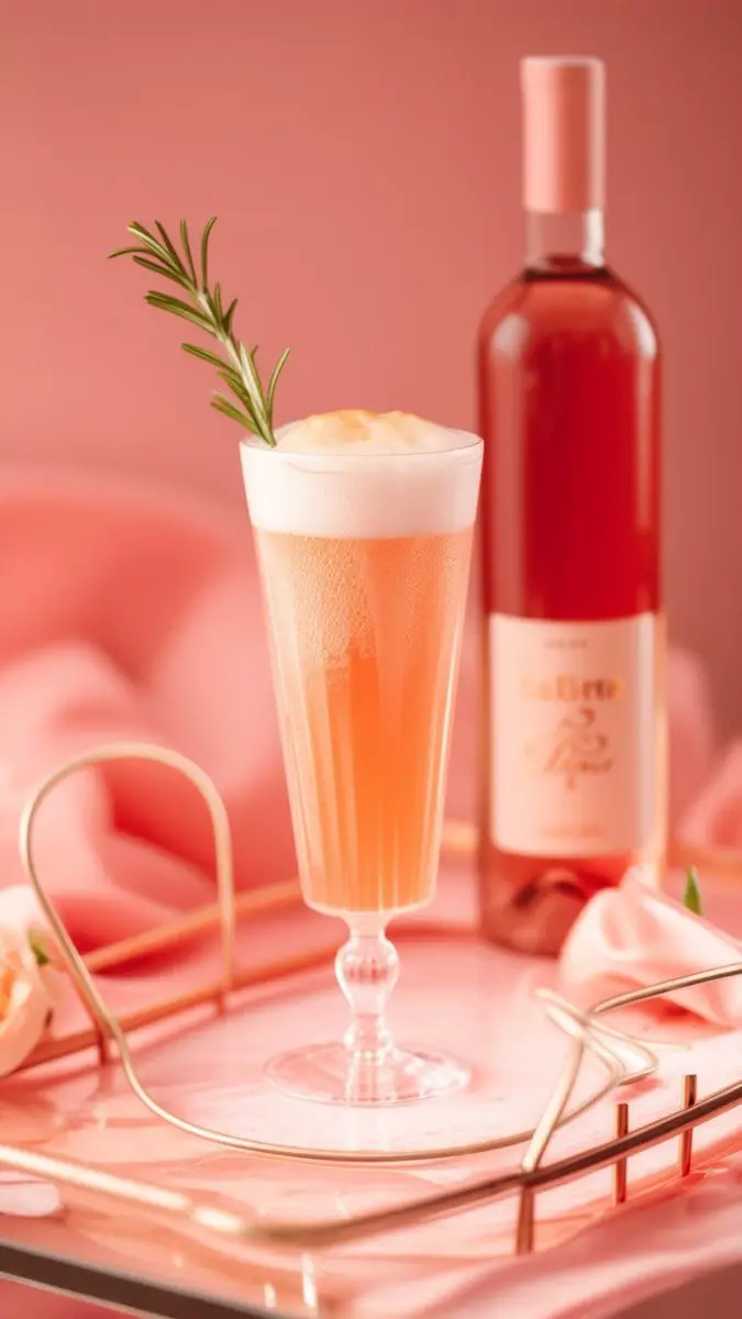 Rosé Gin Fizz