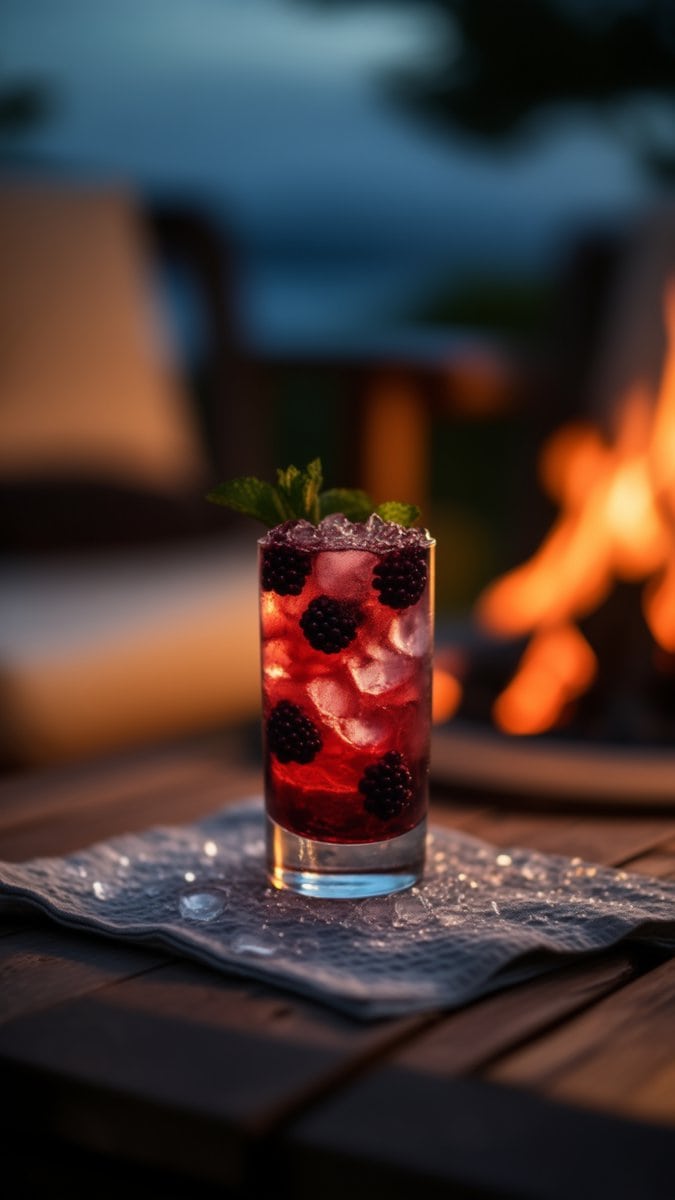 Blackberry Wine Smash