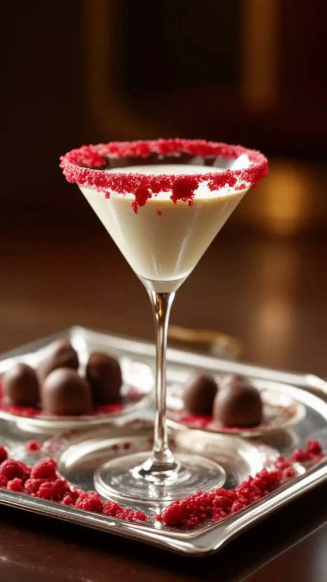 White Chocolate Raspberry Martini