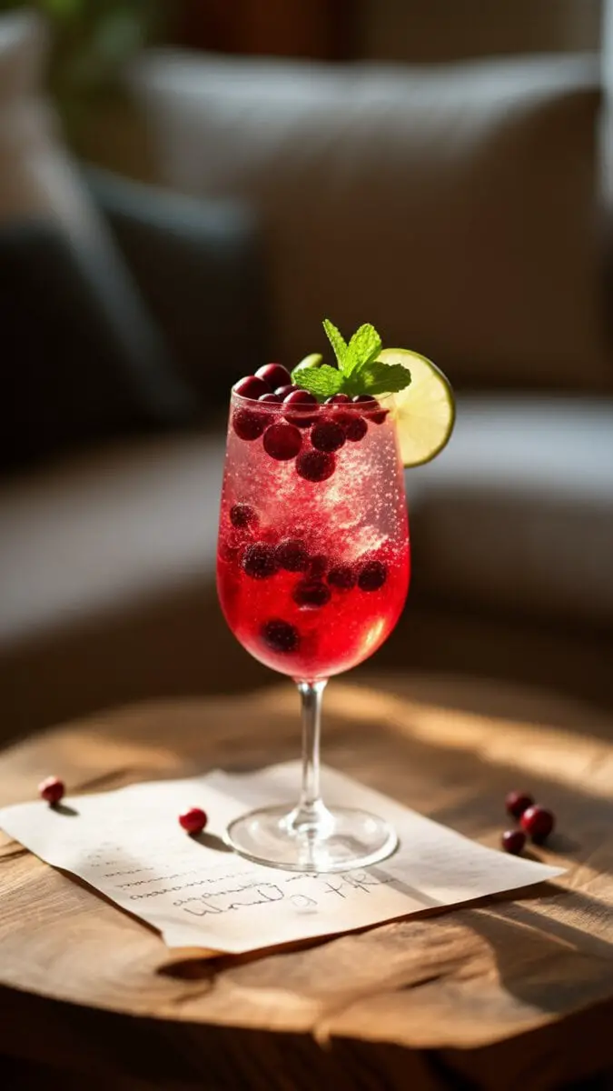 Cranberry Love Spritzer