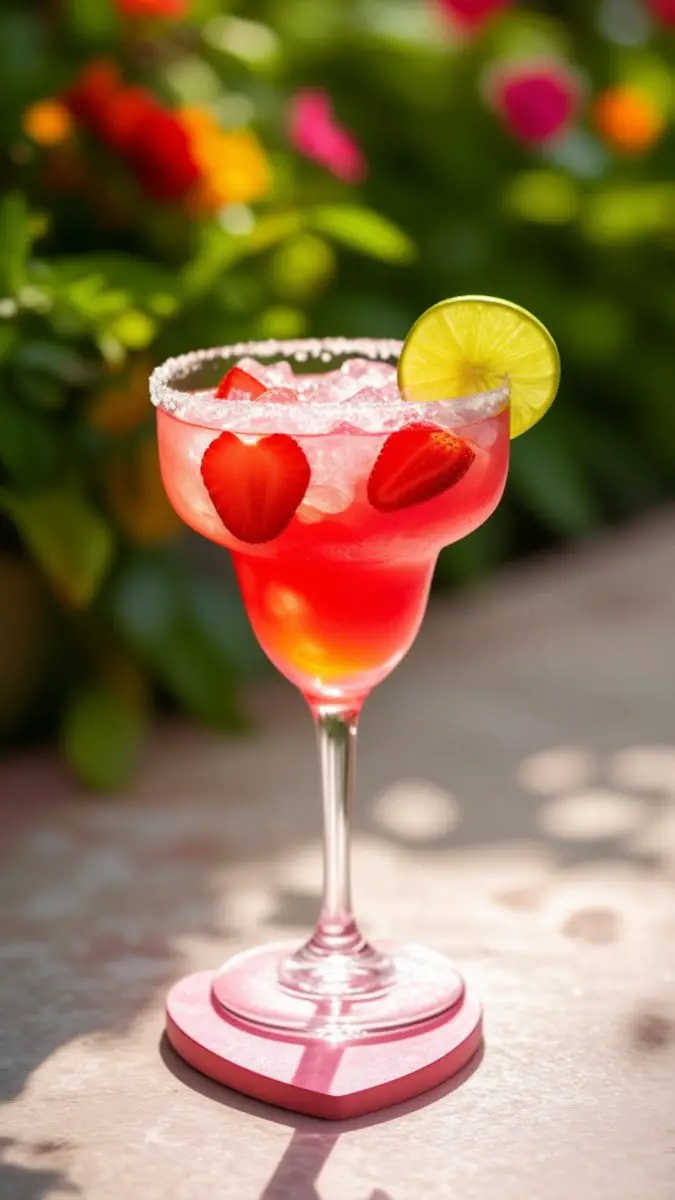 Skinny Strawberry Margarita