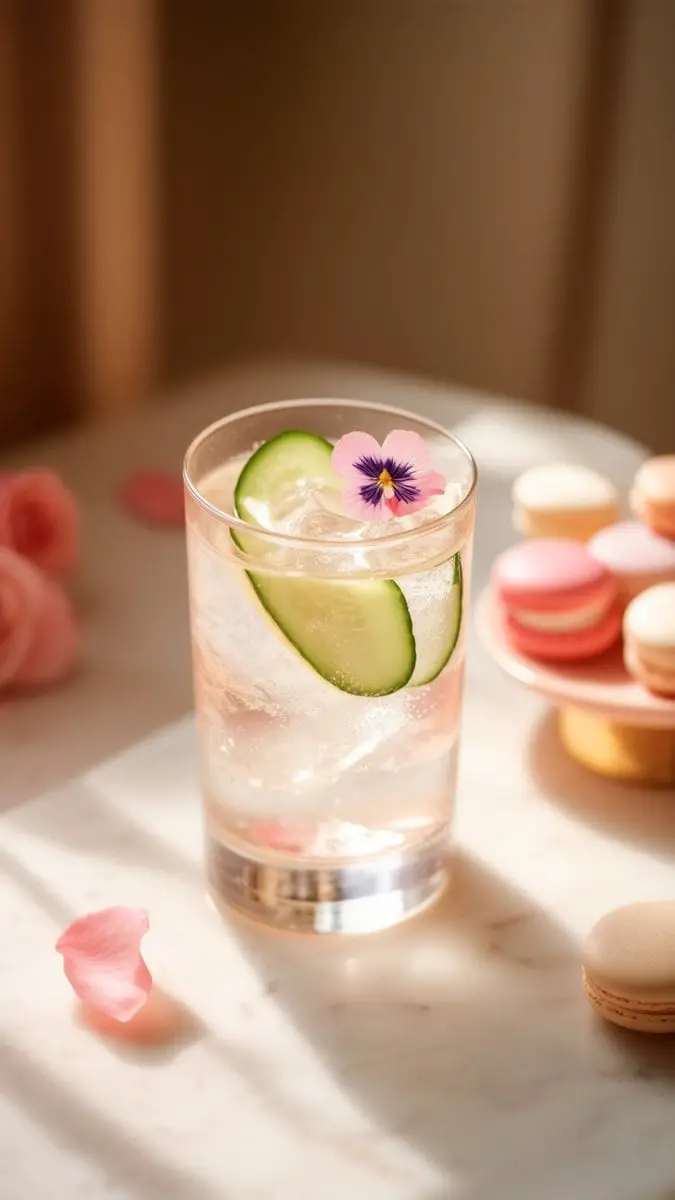 Rosewater Gin and Tonic