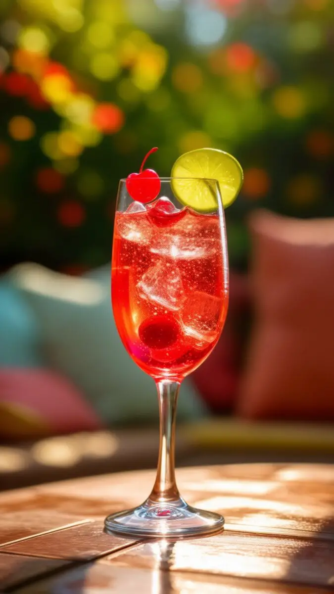 Cherry Lime Spritzer