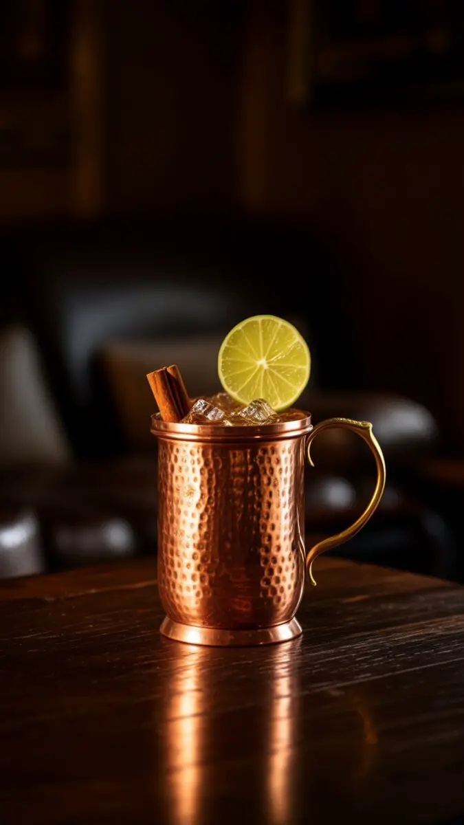 Spiced Rum Mule