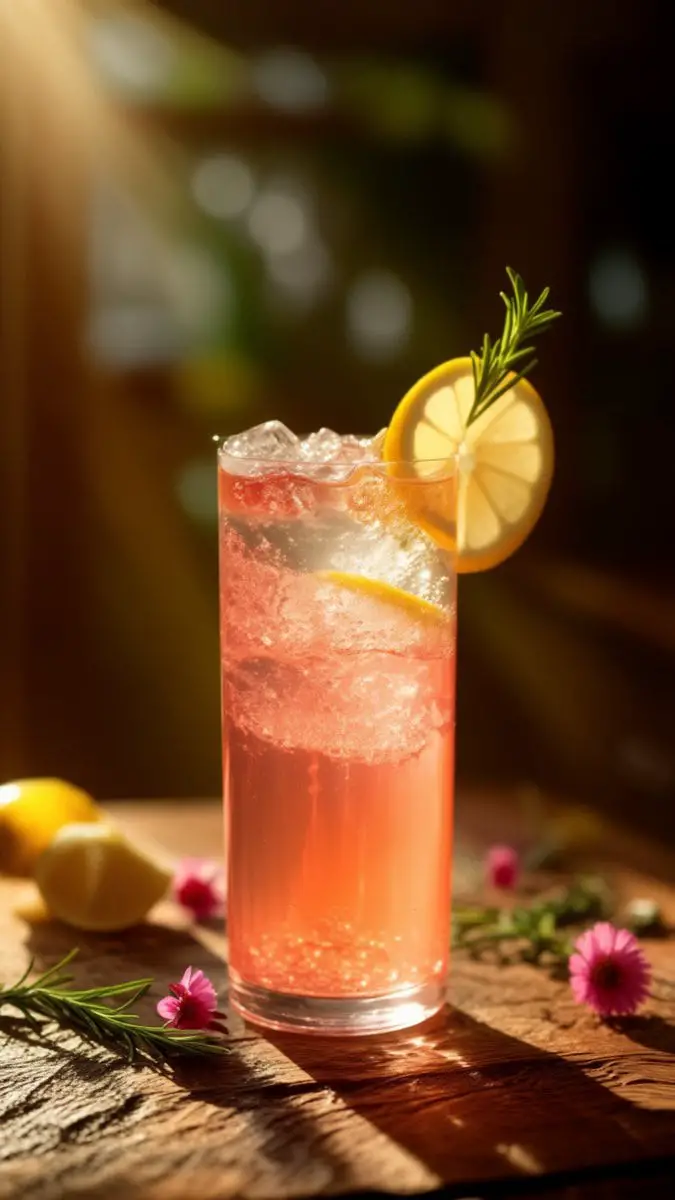 Gin Rose Lemonade