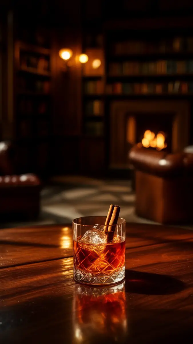 Spiced Rum Old Fashioned