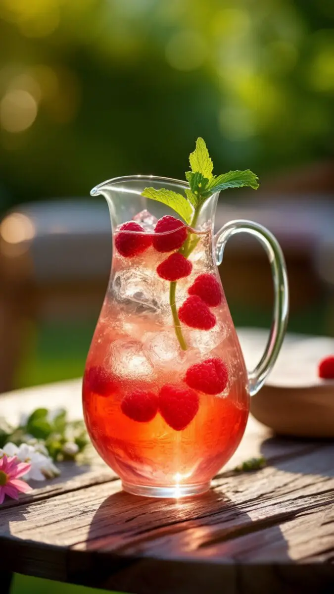 Raspberry Rosé Spritzer