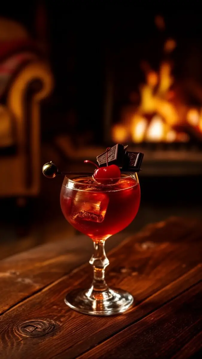 Chocolate-Covered Cherry Old Fashioned