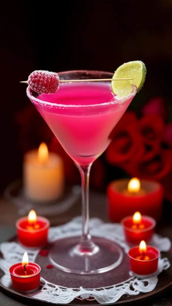 Raspberry Vodka Martini