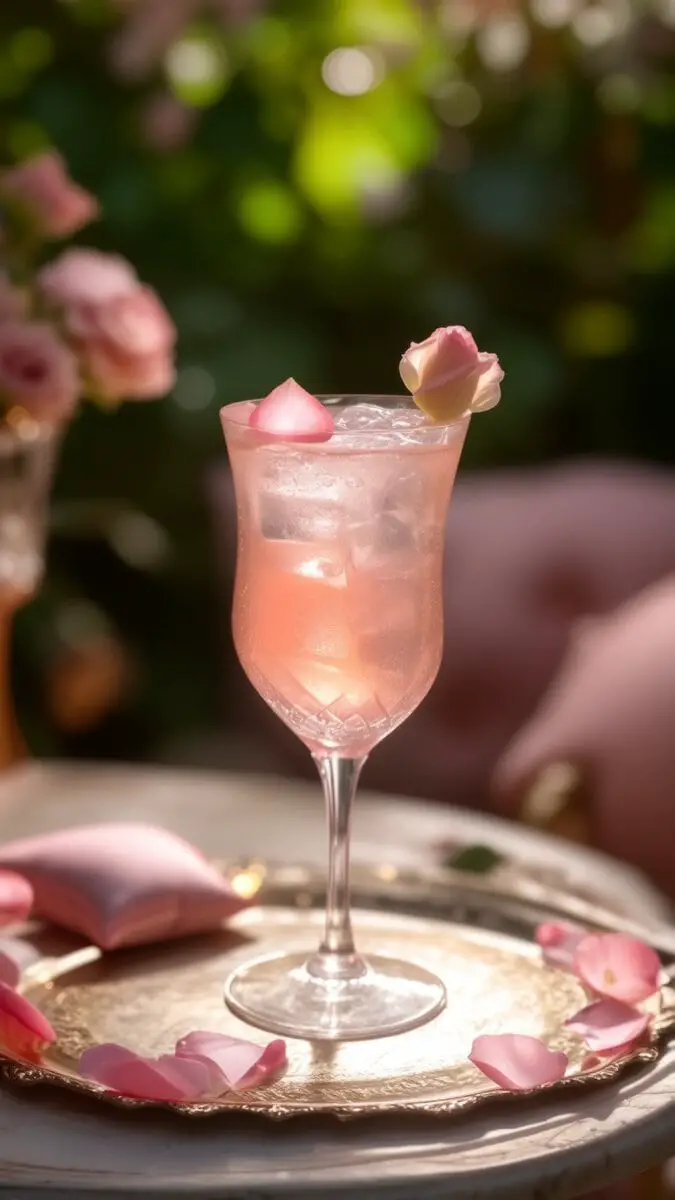 Rose Vodka Fizz