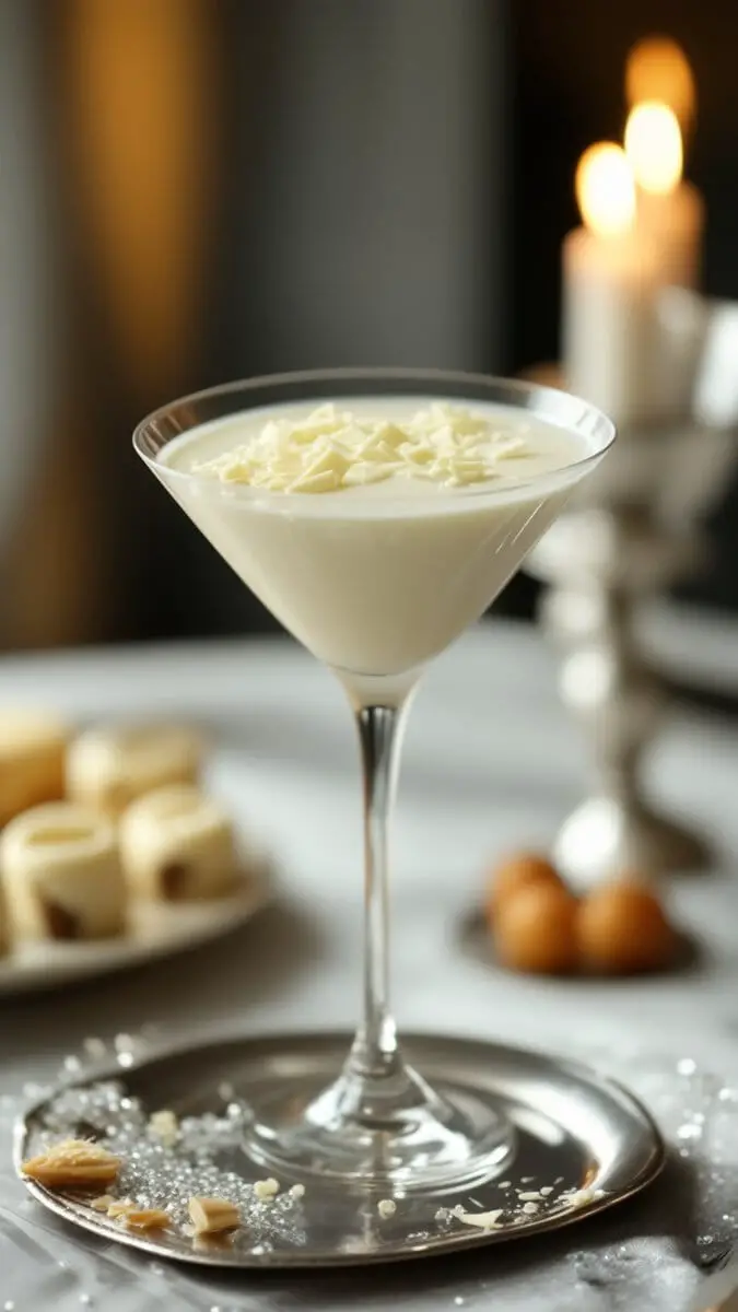 White Chocolate Vodka Martini