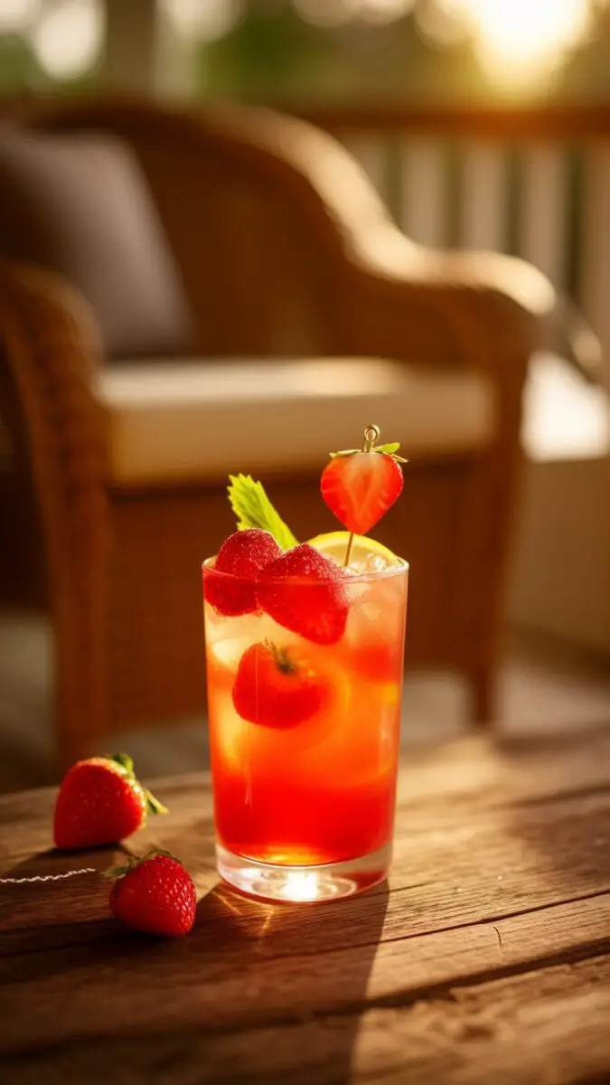 Strawberry Bourbon Lemonade