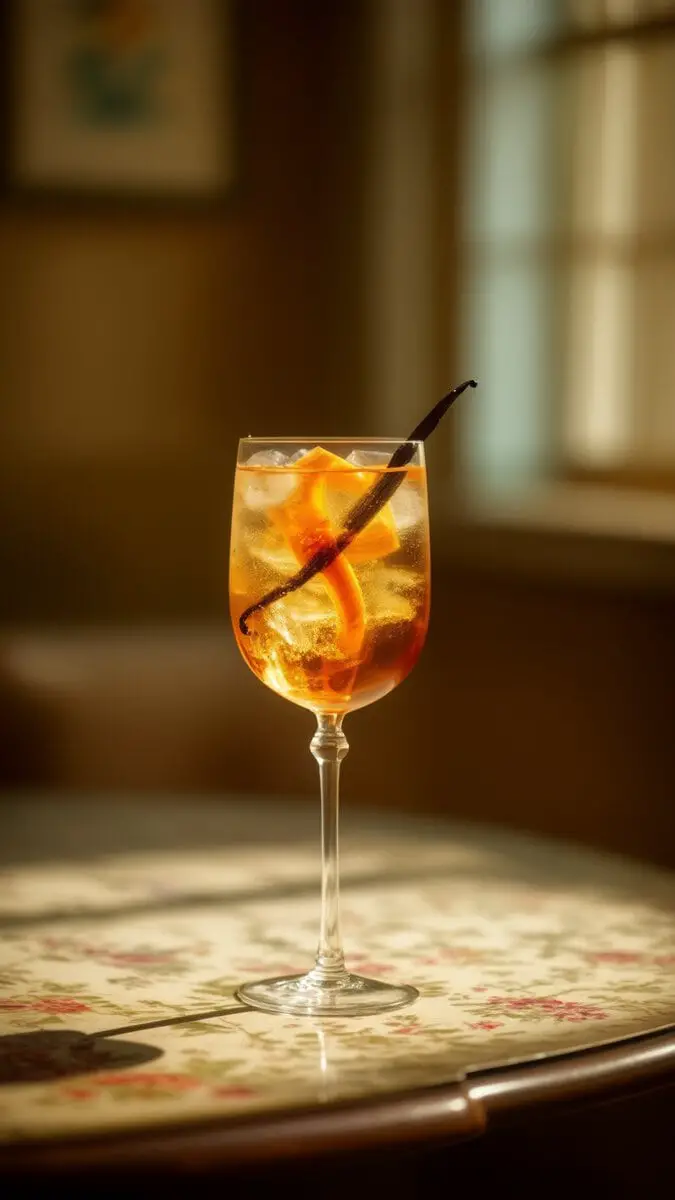 Vanilla Bourbon Spritz