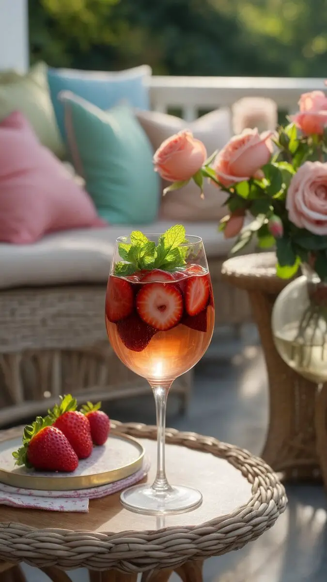 Strawberry Rosé Sangria