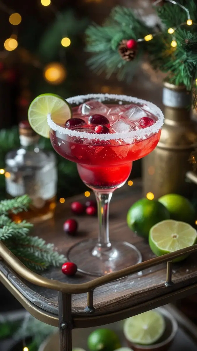 Cranberry Sparkling Margarita