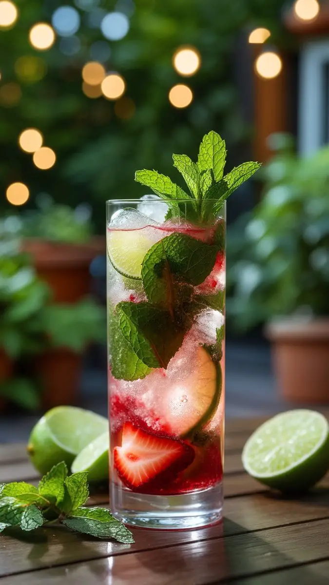 Valentine’s Day Tequila Mojito