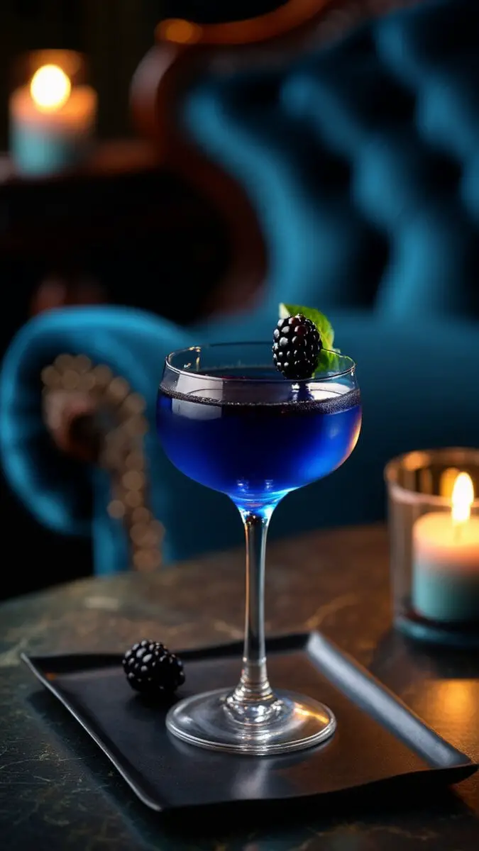 Midnight Blue Martini