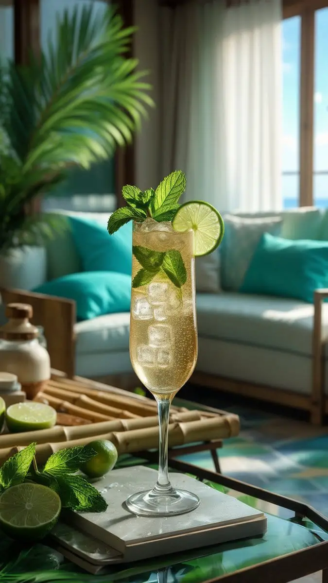 Champagne Mojito