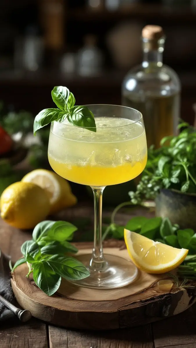 Lemon Basil Smash