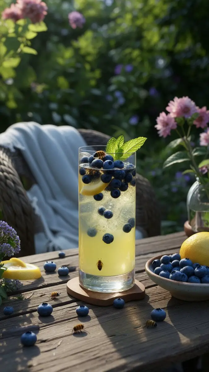 Blueberry Limoncello Cooler