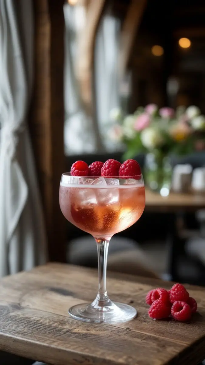 Raspberry Rosé Spritzer