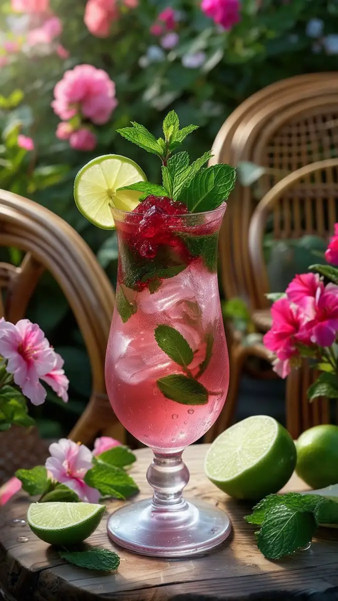 Pretty in Pink Mojito