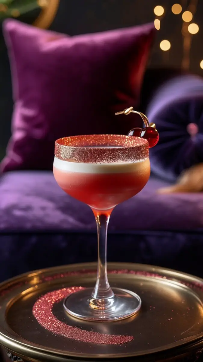 Pink Velvet Martini