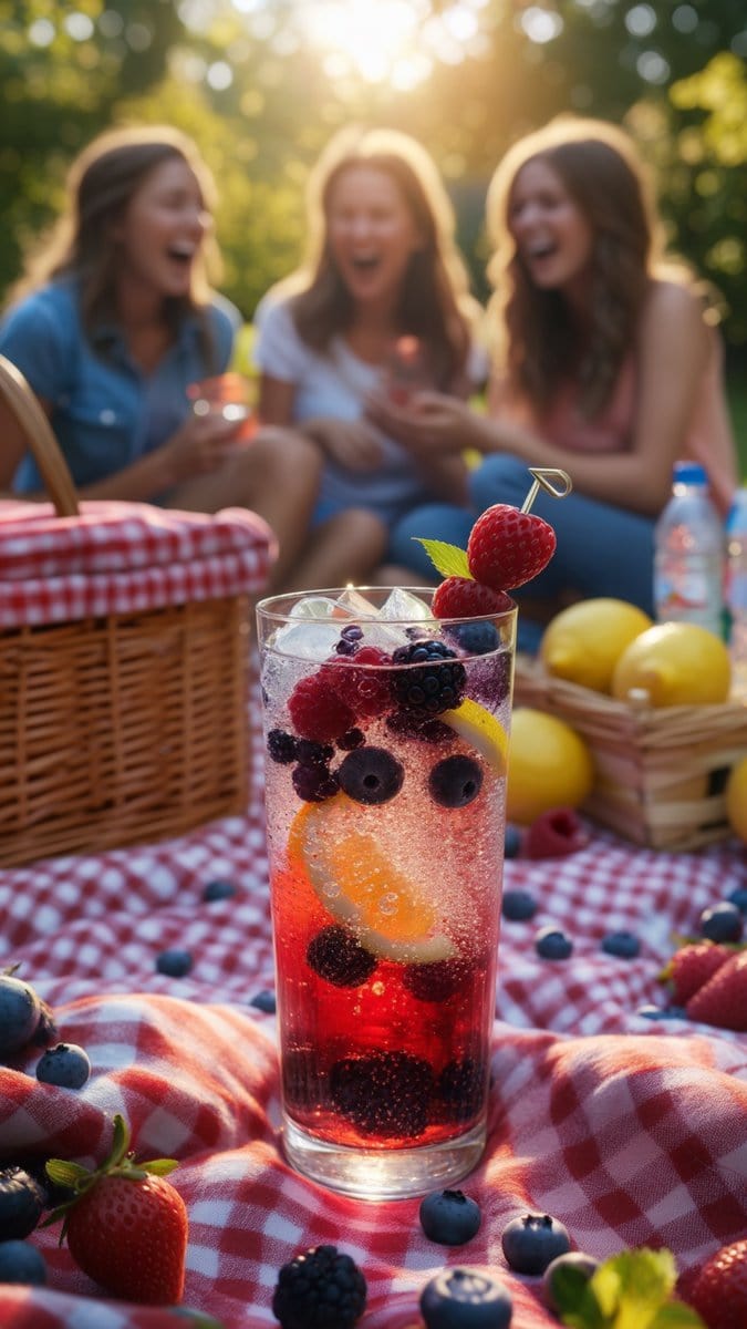 Sparkling Berry Lemonade