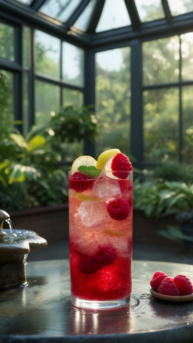 Raspberry Lemonade Mocktail