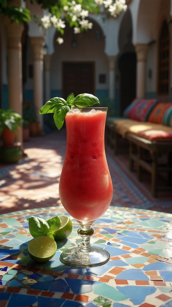 Watermelon Basil Refresher