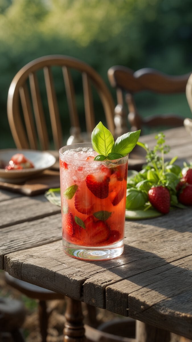 Strawberry Basil Smash