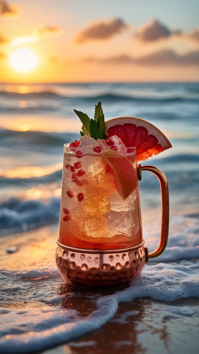 Pink Sunset Mule