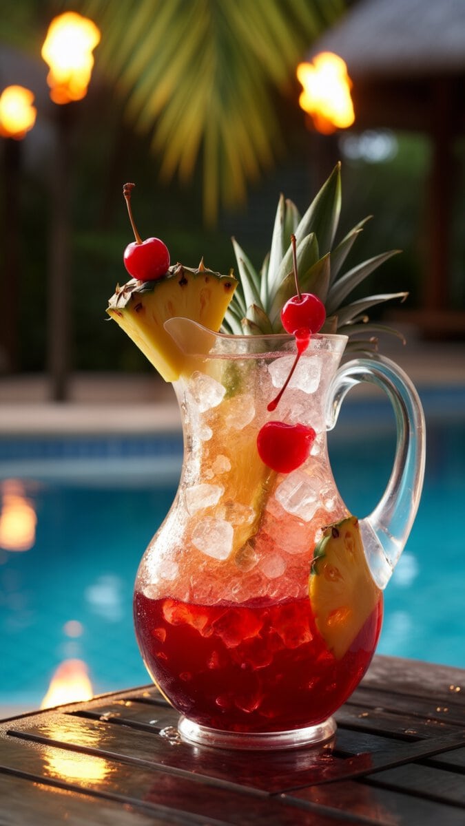 Pineapple Rum Punch Pitcher