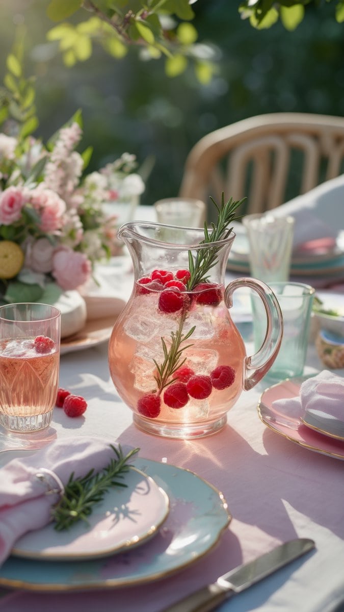 Raspberry Rosé Spritzer