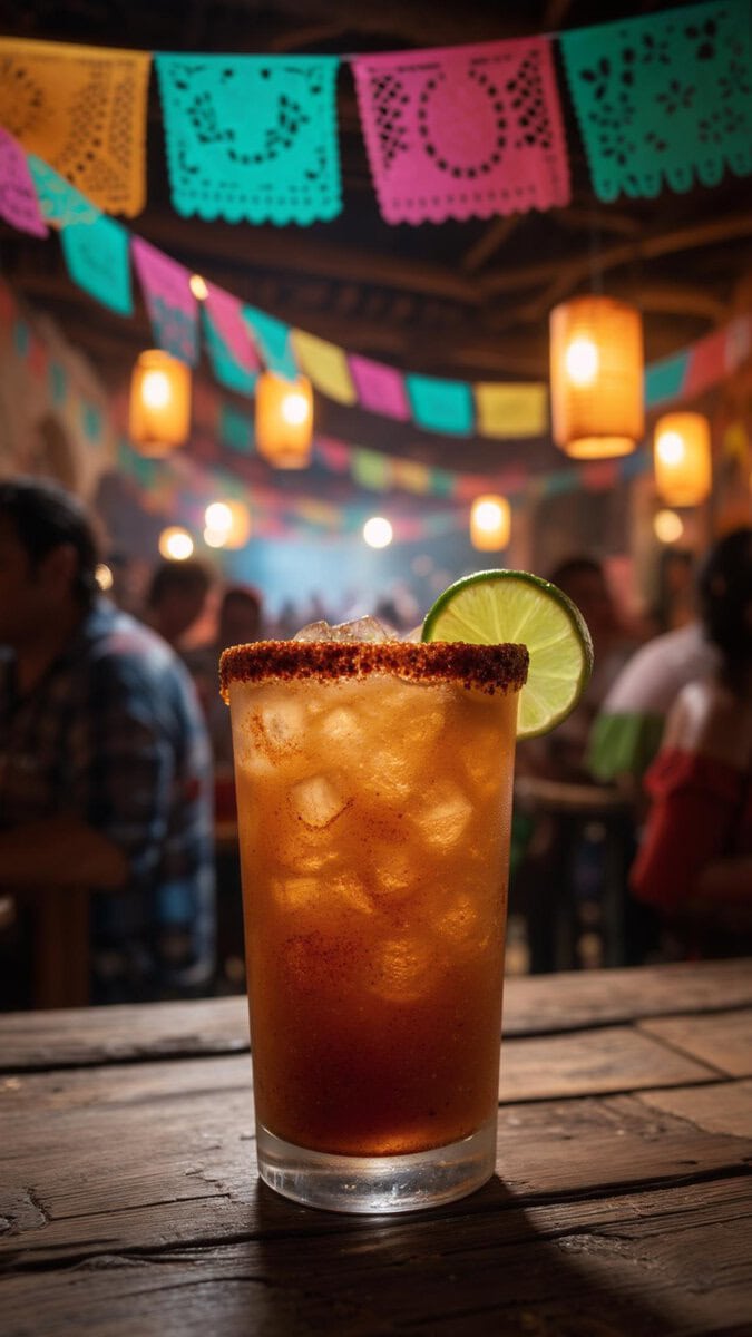 Mezcal Michelada